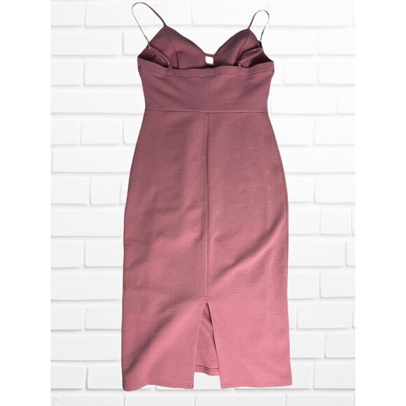 Love Chesley Dress Women's Large Pink Bodycon Back Slit - Picture 9 of 13